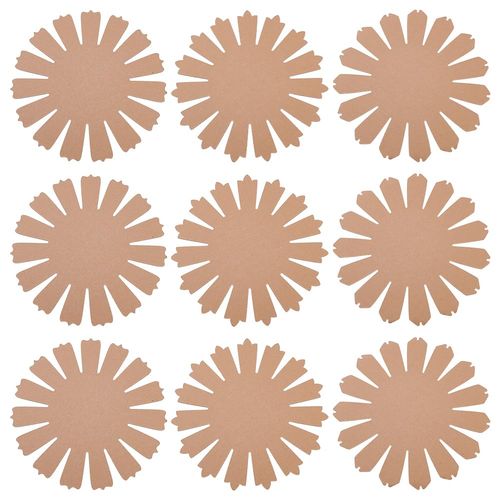 FREEBLOSS 9pcs Woven Basket Base for Basket Weaving Petals Basket Making Forms for Beginners Woven Basket Paper Template for Basket Making Supplies Corrugated Paper Basket for Easter Activities