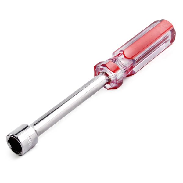Utoolmart 11mm Nut Driver, 6-Point Hex Nut Socket Driver Non-Magnetic Tip, High-Torque Nut Driver for Added Torque