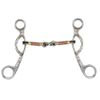 Showman Stainless Steel Argentine Snaffle w/Dogbone Mouth