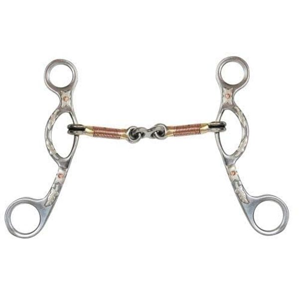 Showman Stainless Steel Argentine Snaffle w/Dogbone Mouth