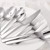 45 Piece Stainless Steel Flatware Set Ergonomic Design Dishwasher Safe