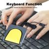 Docooler PCsensor USB Single Foot Switch Control One Key Customized Computer Keyboard Action Pedal Grey with Yellow