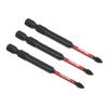 Sealey 3pc 75mm Phillips #1 Impact Power Tool Bit Set - AK8254
