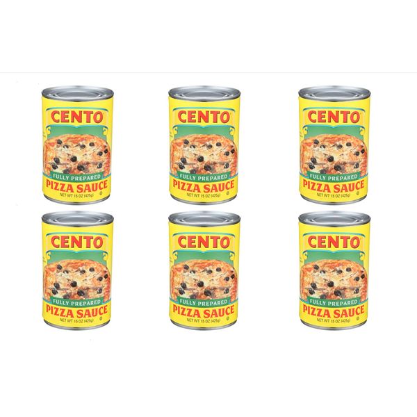 Cento - Pizza Sauce, (6)- 15 oz. Cans