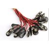 10pcs 9V T-Type Battery Clip Snap Connector Volt USA SHIP/SOLD