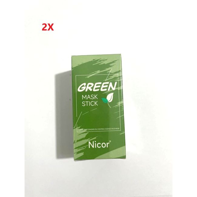 2X Green Tea Oil Control Cleansing Solid Mask Contains green tea ingredients