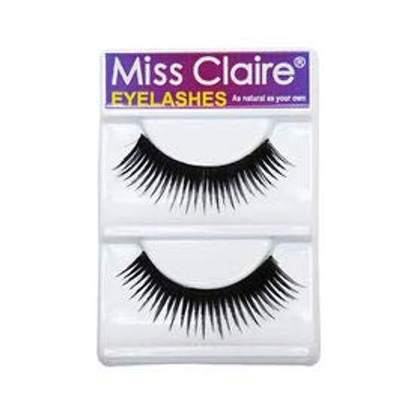 Miss Claire Eyelashes R1, Black, 1 Count, Black,