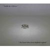  Silver Individual Ash Tray, Square