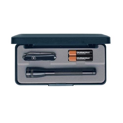 Maglite Mini Incandescent 2-Cell AAA Flashlight in Presentation Box, Black