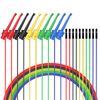 Cleqee Mini Grabber Test Hook Breadboard Female Jumper Wire Soft Flexible Silicone Test Lead for Electrical Testing IC Test Hook