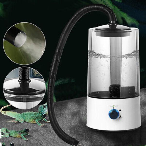 4L Reptile Fogger Terrariums Humidifier Fog Machine Mister Silent High Pressure