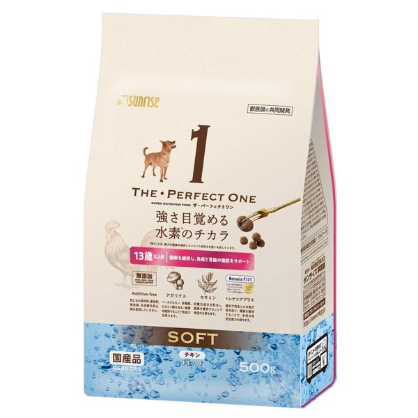 Marukan Dog Food, THE Perfect One, Soft Chicken, For Ages 13 and Up, 17.6 oz (500 g), 17.6 oz (500 g) (1)