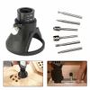 Rotary Multi Tool Cutting Guide HSS Router Drill Bit Set Attachment Kit
