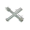 2 x Utility Key 4 Way Multi Tools for RADIATORS Meter Cupboard Boxes ETC.
