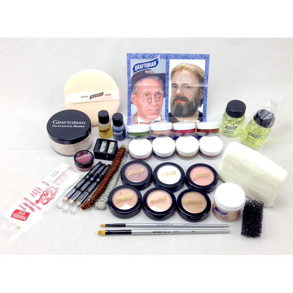 Graftobian Student Theatrical Makeup Kit Deluxe - Light/Fair