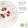iDesign Linus Turntable, Kitchen Pantry or Countertop Organization, 9" Inch, Clear, 2 Count