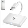 Wireless Apple Carplay Adapter Bluetooth Wired to Wireless Dongle iPhone Stereo
