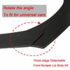 Carbon Fiber Universal Front Bumper Lip Spoiler Splitter Protector Body Kit