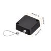 sourcing map Retractable Cable Lock with Self-Adhesive, Remote Control Security Lock Anti-Lost Rope Hardware Cable Lock 200g Tensile Force Black
