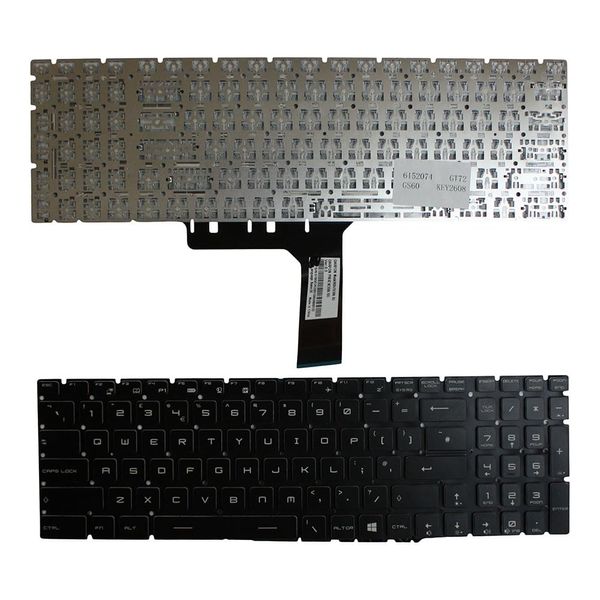 Power4Laptops UK Layout Black Replacement Laptop Keyboard Compatible With MSI Gaming GE72 6QF Apache Pro