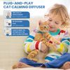Yirr Cat Calming Diffuser, Cat Pheromones Calming Diffuser, Multicat Calming Diffuser, Relaxing Pheromone for Cat Relief Stress Anxiety Fighting Scratching, 2 Diffuser 4 Refill(48ml)