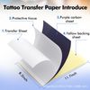 100 Sheets A4 Size, Thermal Stencil Paper for Tattoo Transfer Kit