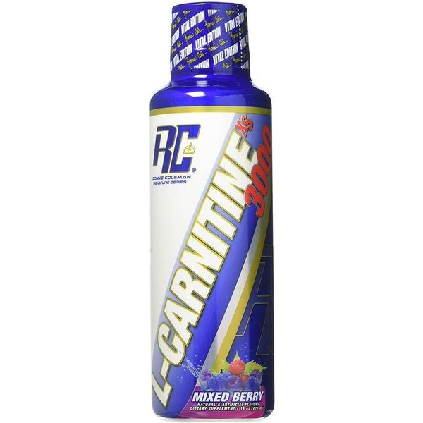 Ronnie Coleman Signature Series L-Carnitine XS 3000 Mixed Berry 16oz, Quantity, Details