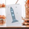 Large (A4) 'A Space Rocket Adventure ' Blank Greeting Card (GC00064696)
