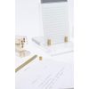 russell+hazel Acrylic Easel Display, Clear, 4” x 6” x 6”