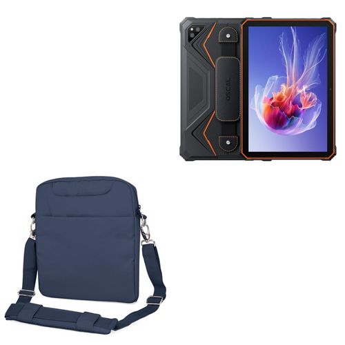 BoxWave Case Compatible with Blackview Oscal Spider 8 - Encompass Urban Bag, Over Shoulder Messenger Straps Handle Bag Pockets - Navy