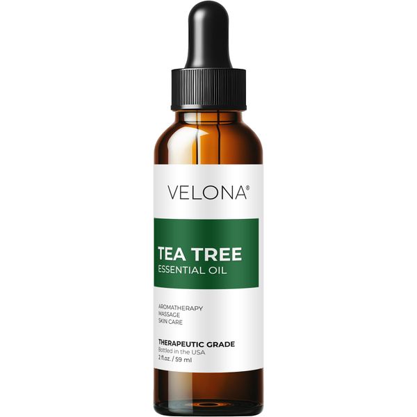 Tea Tree Essential Oil by Velona - 2 Fl Oz | Therapeutic Grade for Aromatherapy Diffuser Undiluted