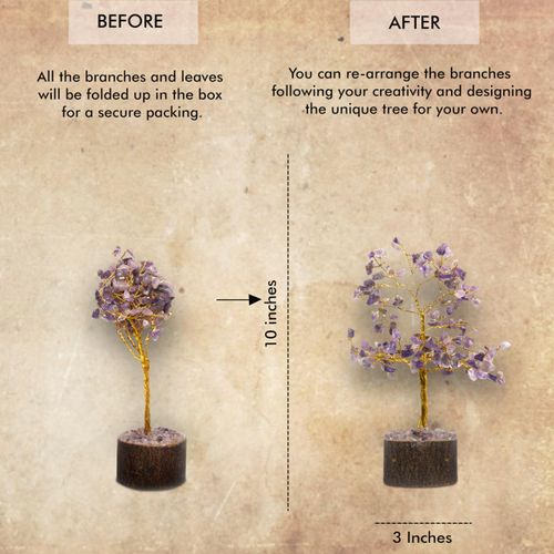 Wonder Care Amethyst Crystal Tree for Home Decorations Crystals and Healing Stones Witchy Room Crystal Decor Tree Crystal Gifts Gem Tree Christmas Tree Stands for Real Tree…