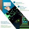 Glow in The Dark Wall Sticker Music Notes - 25 x 35cm