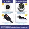 Xpoliman 2000 Watt Hair Dryer, Negative Ionic Blow Dryer with Diffuser Concen...
