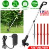 Electric Cordless Grass String Trimmer Lawn Edger Weed Trimmer Rechargeable US