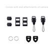 YMTHamaz3 Camera Neck Strap Thin Leather/Binoculars Strap Black