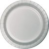Creative Convertting PC332518 Silver Paper Dinner Plates-8 Pcs