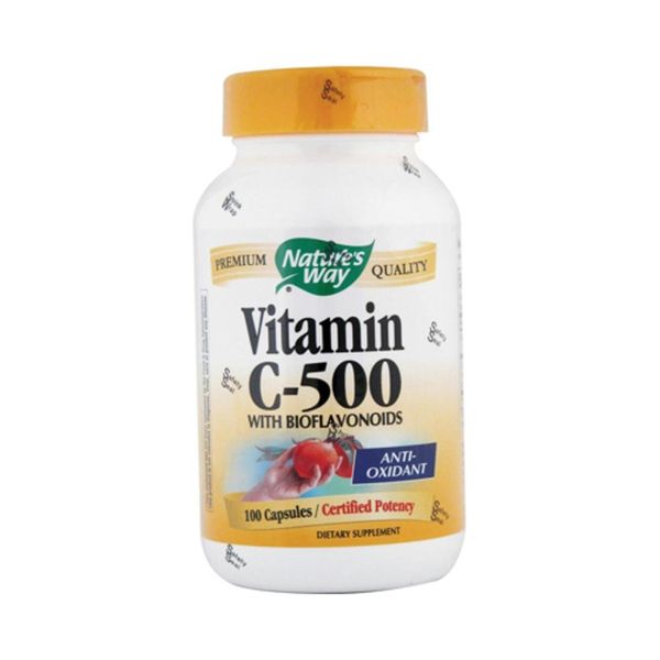 Nature'S Way Vit C 500 W/Bioflavs 100 Cap
