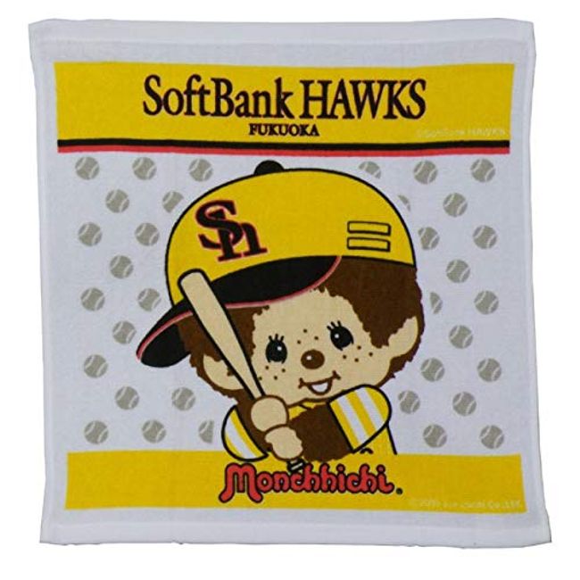 St Ladies Falcon Festival Exclusive Softbank Hawks x Monchhichi Hand Towels (Set of 3)