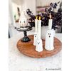 Mud Pie Ghost Vases, Small, 4 3/4" x 2 1/2" Dia
