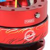 NRG Steering Wheel 6-Hole Gen 2.0 Quick Release Adaptor Red / Litt Design Ring