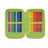 Giotto Stilnovo 3 Zip Pencil Case, Purple