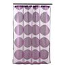DII Lace Shower Curtain, 72x72, Circle Eggplant