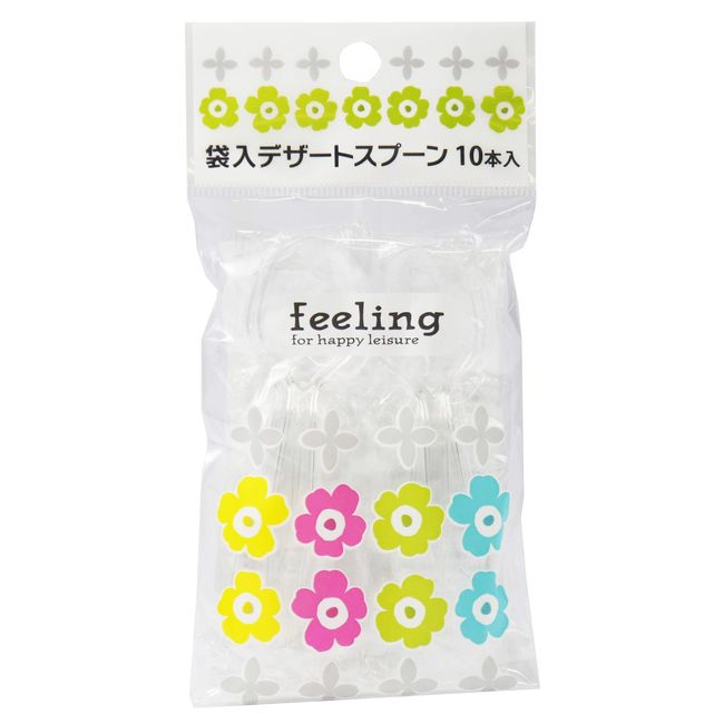 Feeling Bag 3-Pack, Dessert Spoon Pack of 10 Yamato T Corporation