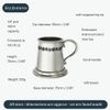 Shamrock Design Pewter Christening Cup (with Engraving)