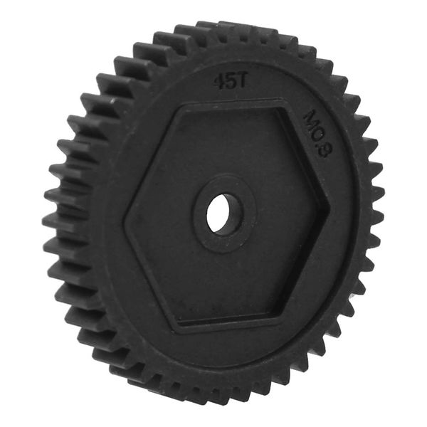 Hobbypark 45T M0.8 Steel Metal Spur Gear for Traxxas TRX4 TRX-4 RC Crawler Car Spare Parts,Compatible with 32-Pitch,Replace 8053