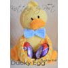 Knitting Pattern Leaflet Easter Ducky Egg Soft Toy Pattern from Knitting by Post. Pamphlet for a Stuffed Duck