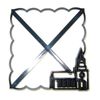 Name Place Setting (B) Patchwork Cutter Sugarcraft Equipment Tool