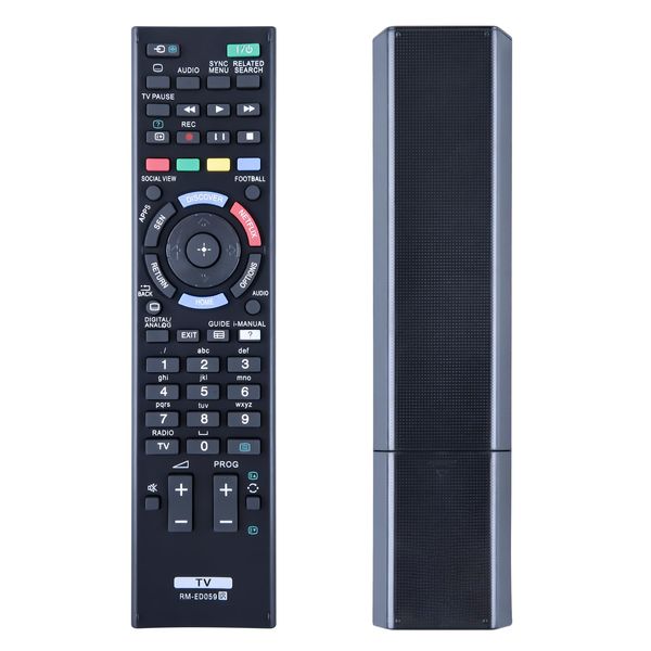 New RM-ED059 Replacement Remote Control for Sony Bravia LED TV, Compatible with KDL-32W706B KDL-42W706B KDL-42W805B KDL-42W828B KDL-42W829B KDL-50W805B KDL-50W815B KDL-50W817B KDL-50W829B