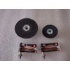 2PCS IIT 2" & 3" Roll Lock Sanding Disc Pad Holder for Grinder/ Drill 1/4" Shank